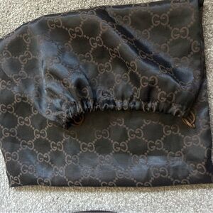 Auth Gucci satin Dust Bag medium size